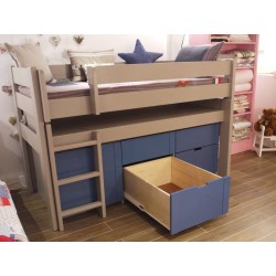 Lit mezzanine pour la chambre de votre enfant - Lit et Meubles adolescent