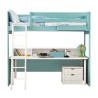 Lit mezzanine enfant avec bureau et rangements