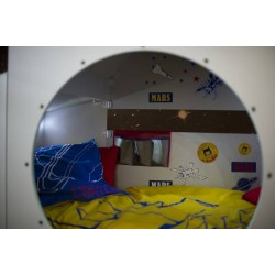 Lit mezzanine Space Shuttle