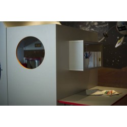 Lit mezzanine Space Shuttle