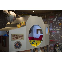 Lit mezzanine Space Shuttle