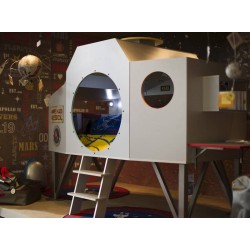 Lit mezzanine Space Shuttle