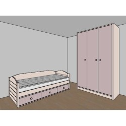 Armoire Alma - 3 portes