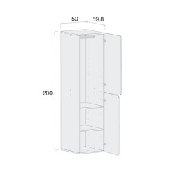  Armoire Modular - 2 modules
