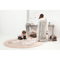 Tapis Rond Papillon