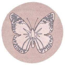 Tapis Rond Papillon
