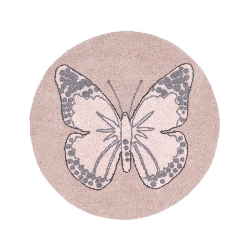 Tapis Rond Papillon