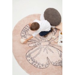 Tapis Rond Papillon