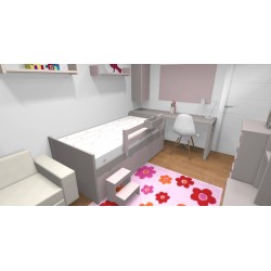 Lit enfant avec 4 grands caissons