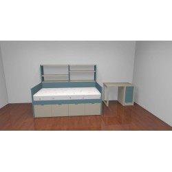 Lit enfant avec 4 grands caissons