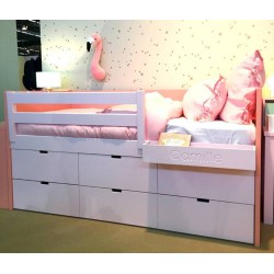 Lit enfant avec 4 grands caissons