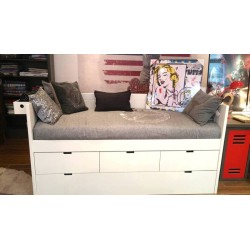 Lit enfant avec 4 grands caissons