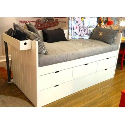 Lit enfant avec 4 grands caissons