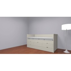 Lit enfant avec 4 grands caissons