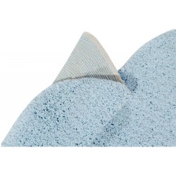 Nuage bleu avec coussin